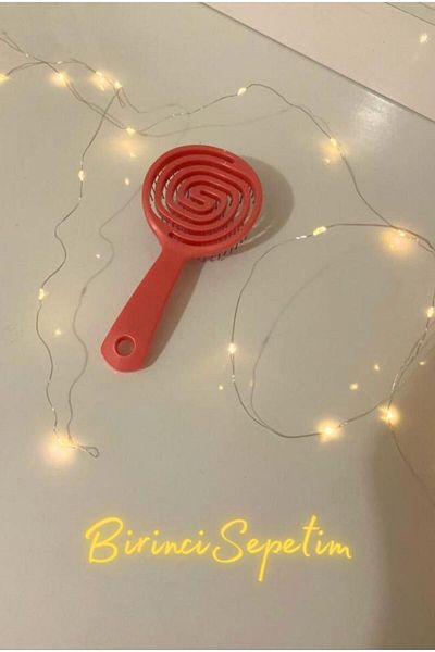 VANCL Professional 3D Oval Hair Brush Orange Essu08 (Gift with Your Product)