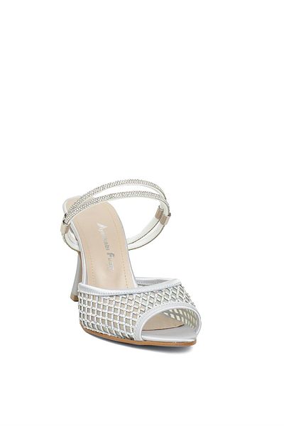 Ayakkabı Fuarı Elit 24YBsk89T - Pantofi de rochie de seara argintii pentru dama