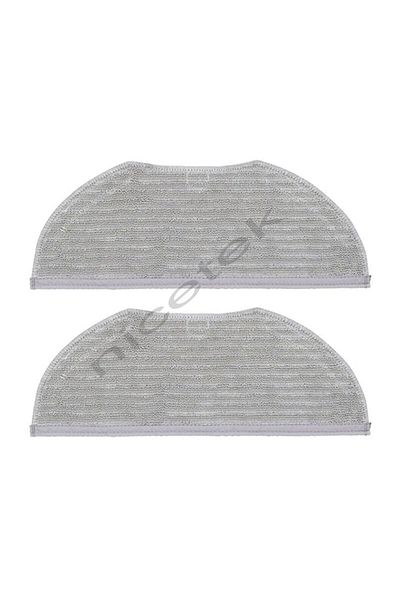 Nicetek 2 Pieces Xiaomi Mi Robot Vacuum S10t - Compatible Microfiber Mop Mop (Bhr5887eu / Stfcr01sz)