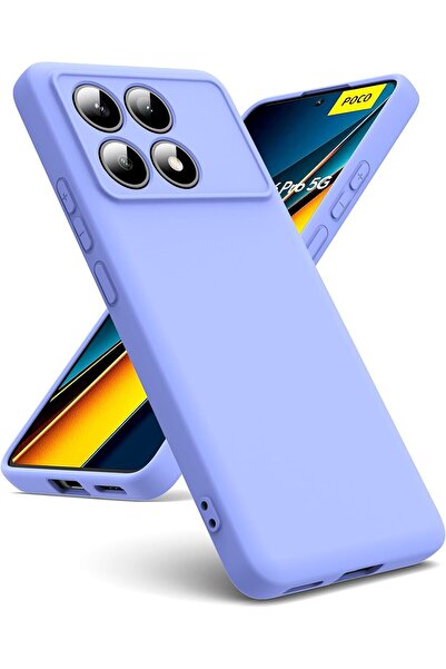 Rivor Xiaomi Poco X6 Pro Kılıf Kamera Korumalı İpeksi Yumuşak Dokunuşlu Koruy...