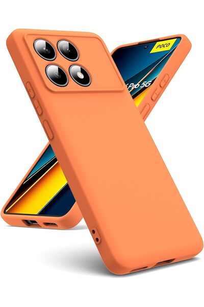Rivor Xiaomi Poco X6 Pro Kılıf Kamera Korumalı İpeksi Yumuşak Dokunuşlu Koruy...