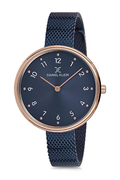 Daniel Klein Lacivert Hasır Kordonlu Rakamlı Kadın Kol Saati