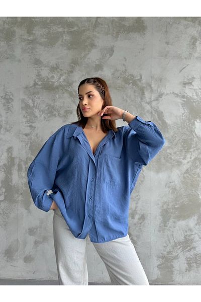 Ekim Store Cămașă oversize modal casual