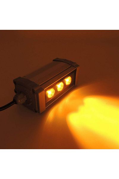 Ensa Led 3W Led Wallwasher - 10CM Amber Wall Painting