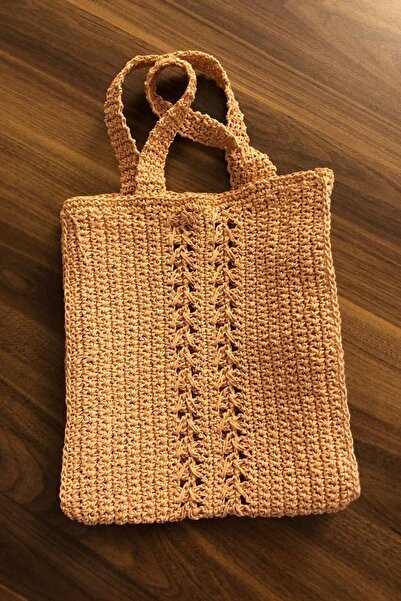 ziwod El Örgüsü Kağıt İp Çanta