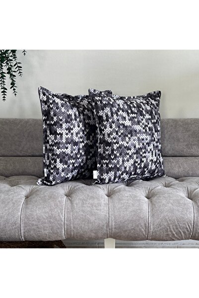 desen izmir Новий сезон чохлів для подушок - 2 штуки з плетеним візерунком та...