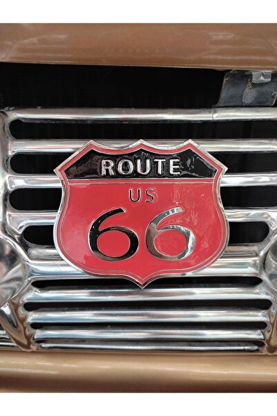 SS Oto Etiketçilere Özel Yeni Döküm Panjur Arması ( Route US 66)