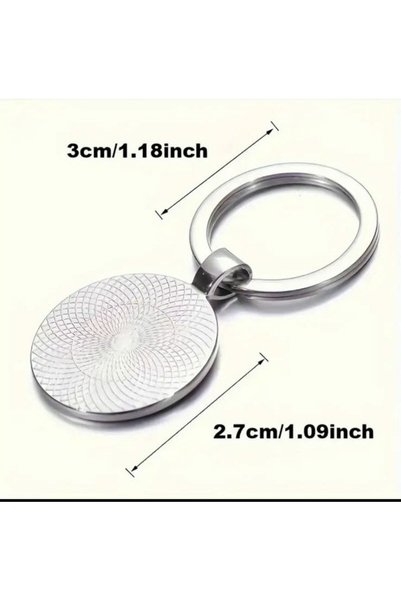 PİRAMİGO Celtic Wheel Of The Year Pattern, Pagan Keychain