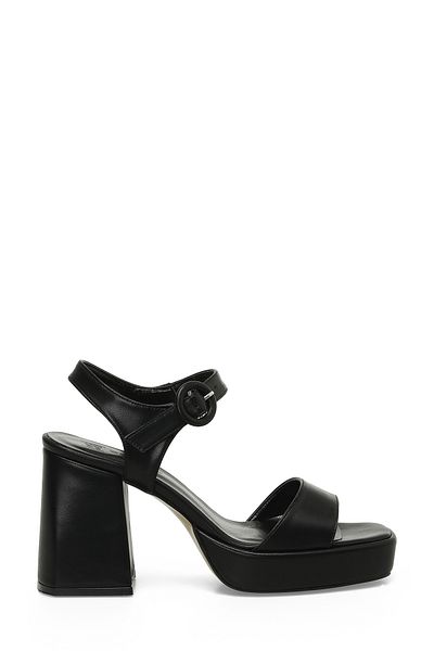 Butigo STAR 4FX Schwarze Sandalen mit Absatz für Damen – bequem und stilvoll