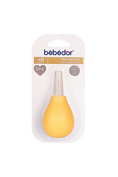 Bebedor Bebek Burun Aspiratörü - Yumuşak Esnek Uçlu - Bpa Içermez Sarı