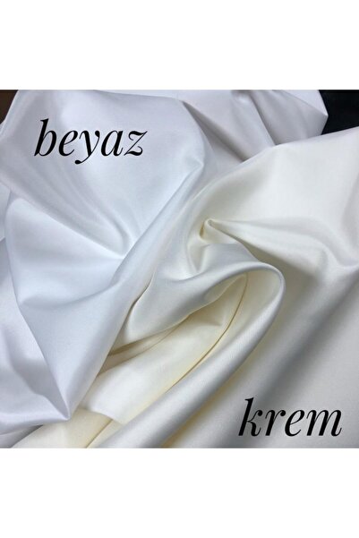 CG HOME Cream Satin Sunshade - Aylas with Enxboy Options