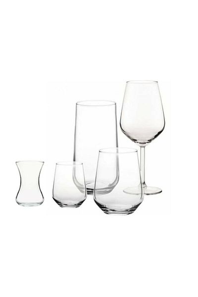 Paşabahçe Allegra Dowry Set Water Glass Set Set 30 Pieces