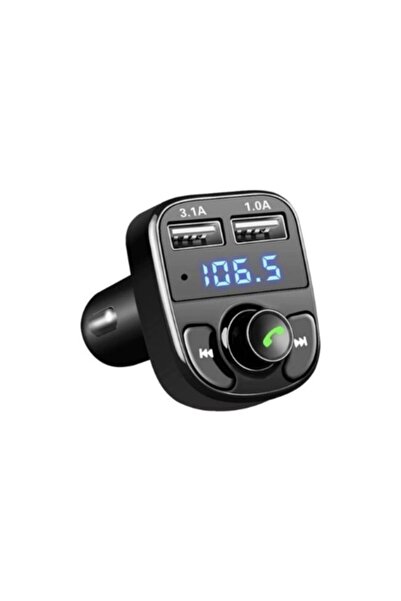 Genel Markalar Car X8 Otomobil Fm Transmitter Bluetooth Usb Mp3 Sd Kart
