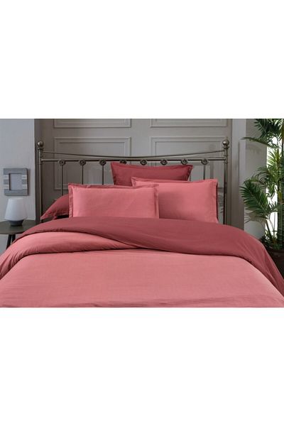 Sarev Fancy Stripe V9 Red Single Duvet Cover Set