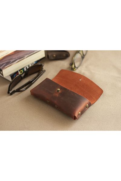 Hi Leather Hera Leather Glasses Case Rose