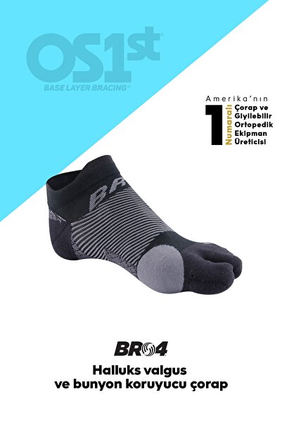 OS1st Br4 Bunyon Ve Halluks Valgus Çorap, Hassas Ciltli Ayaklara Özel, Unisex