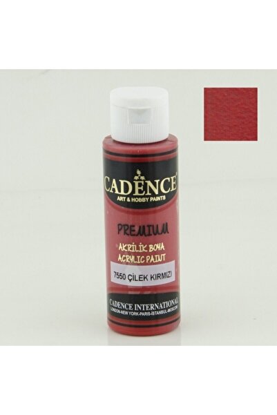 Cadence 7550 Çilek Kırmızı - Premium Akrilik 70ml