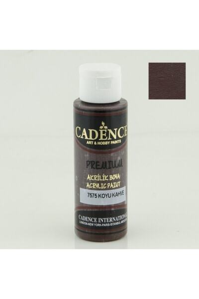 Cadence Boya 7575 Koyu Kahve - Premium Akrilik 70ml