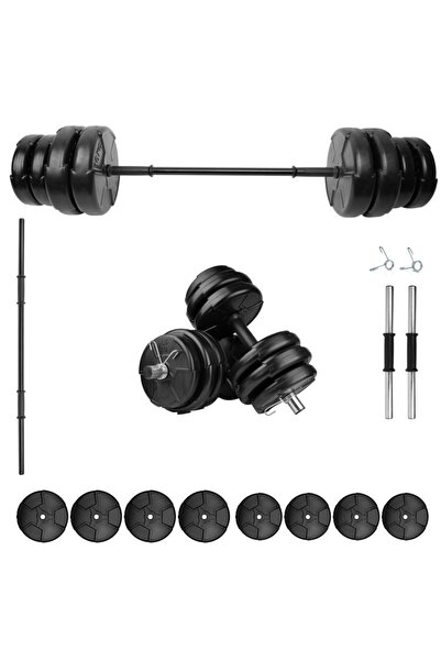 e-life NORS Serisi 35 KG Dambıl Seti & Halter Seti Ağırlık Seti Fitness Seti