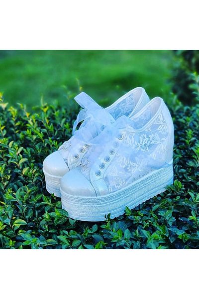 Ayakkabı Tutkusu Stilo ® Bridal Shoes with Hidden Heels 13cm Extremely Comfortable