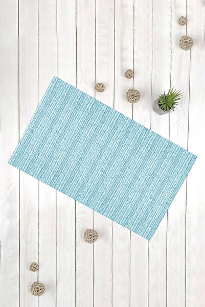 Evsebu Model modern, albastru, alb, covoraș decorativ multifuncțional pentru ușă