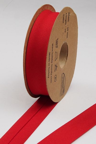 tuhafiyecimiz 100% Cotton (cotton) Piping 2cm Width 10m in Ball - Bias Folded Cotton Piping 10m