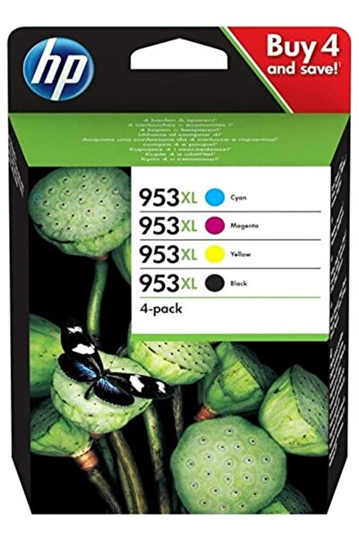HP 953xl 4 Renk Multipack Kartuş Takımı 3hz52ae