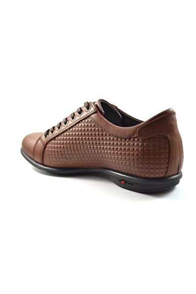 KOMCERO 1364 Ανδρικά παπούτσια casual με στάμπα από γνήσιο δέρμα