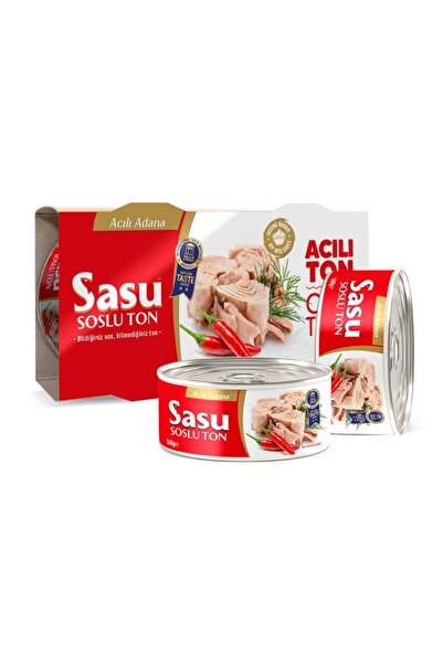 SASU SOSLUTON Acılı Ton Balığı 2 X 160 G Bütün Dilim