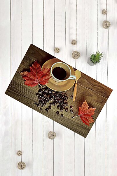 Evsebu Διακοσμητικό χαλάκι πόρτας πολλαπλών χρήσεων καφέ και φθινοπώρου