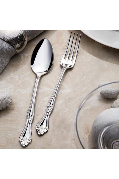 Nehir Lalezar 89 Pieces Fork Spoon Knife Set