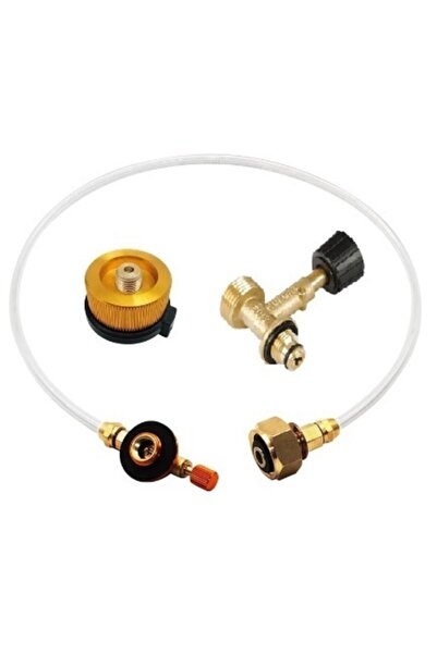 NURGAZ KAMP Kamp Kartuşu Tekrar Dolum Seti 3lü Set Piknik Tüpü Için ( Dar Çember )