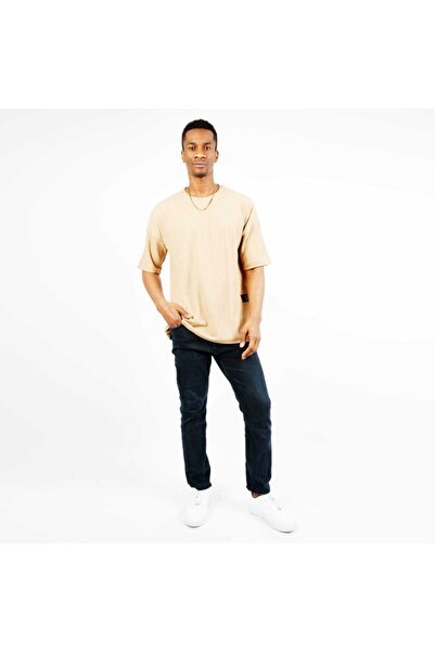S&R FASHION Solid Color Oversize Short Sleeve T-Shirt