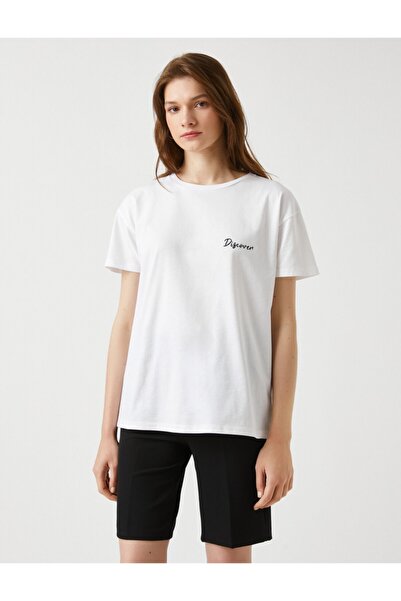 Koton Dámské bavlněné tričko s potiskem