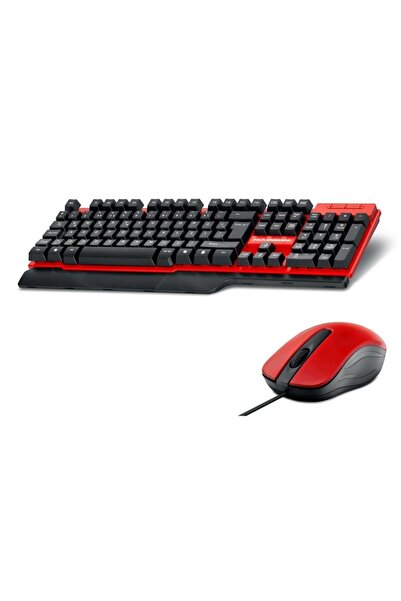 HADRON Wıred Hd861k Mekanik Hisli Oyuncu Klavye Mouse Seti Gaming Set Hd861