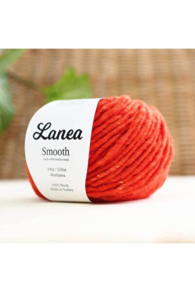 Lanea Smooth Merino Yün Ip / 33 Turuncu Kırçıllı