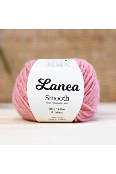 Lanea Smooth Merino Yün Ip / 41 Pembe Kırçıllı