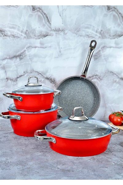 Amboss Star Granite 7 Piece Cookware Set 5mm Sgr-6817