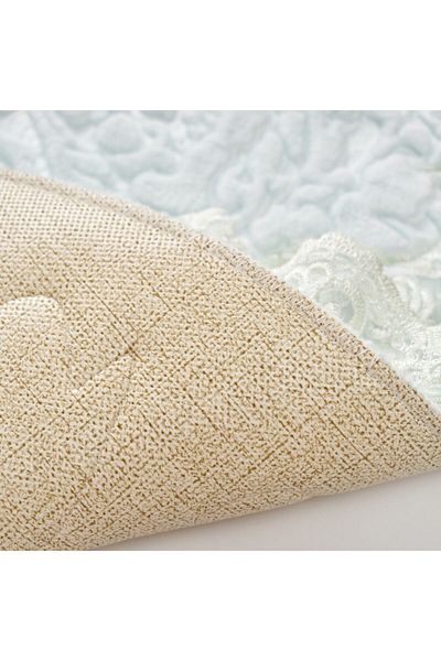 Alanur Home Toaletă Hanımeli Seersucker Lacy, 2 piese, verde mentă