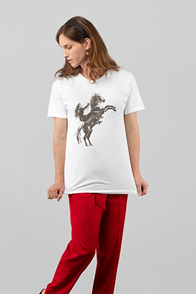 ErTaPassage Λευκό αθλητικό μπλουζάκι για κορίτσια με τύπωμα - T8712605