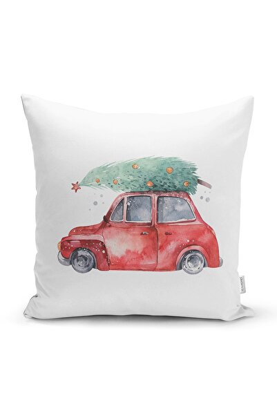 Realhomes Husă de pernă decorativă cu imprimare digitală cu design de mașină ...