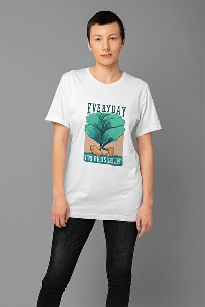 ErTaPassage Γυναικείο μπλουζάκι White Brussels με τύπωμα - T4481235