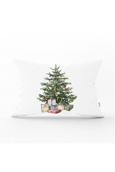 Realhomes Πακέτα δώρου Under Pine Tree Προσαρμοσμένης σχεδίασης Ψηφιακή τυπωμένη διακοσμητική μαξιλαροθήκη με ριχτάρι