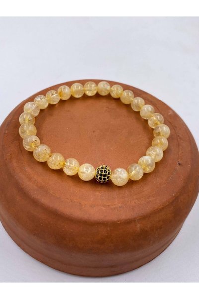 Mucize Taş Citrine Bracelet 6 Mm