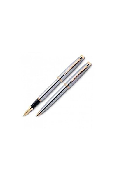 Scrikss Dolmakalem+tükenmez 39 Gold Krom Lüx