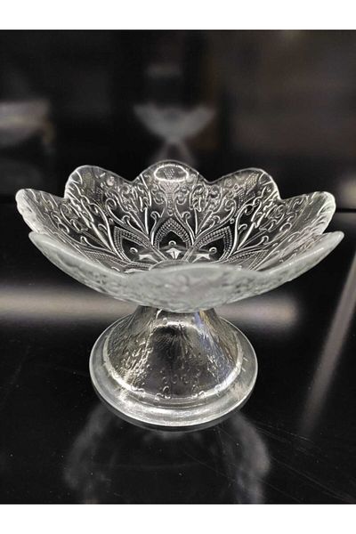 Cemile Glass Bowl with Foot 15.5cm X 10 Cm
