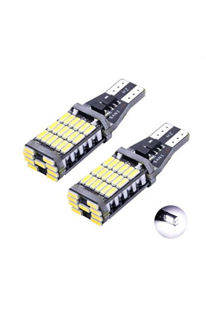 SepeteGelsin T15 W16w Canbus 45 Smd Led Beyaz Renk Geri Vites Park Ampülü 2 Adet