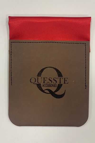 Quesste Accessory Men's Red Handkerchief - Ready Folded, Pocket Collar