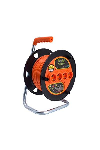 Bylion Seyyar Makaralı Uzatma 3*1,5 mm 35 m Termal Sigortalı