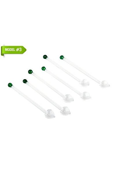 Çokuygunuz Şık Tasarımlı Cam Çay Kaşığı 6 Adet Çırpıcı Sunum Kaşığı